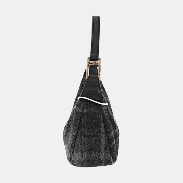 Fabric Top Handle Bag Black