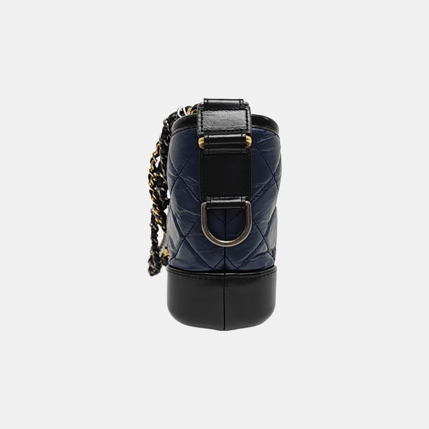 GABRIELLE Small Quilted Calfskin Blue