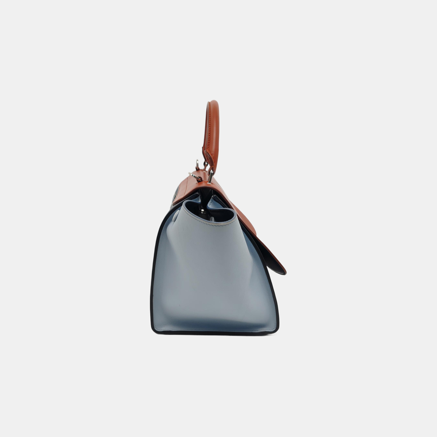 Authenticated pre-owned  TRAPEZE Small Calfskin Multicolor - Shoulder Bag at Looply
