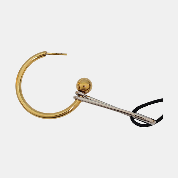 Metal Gold Stud Earrings