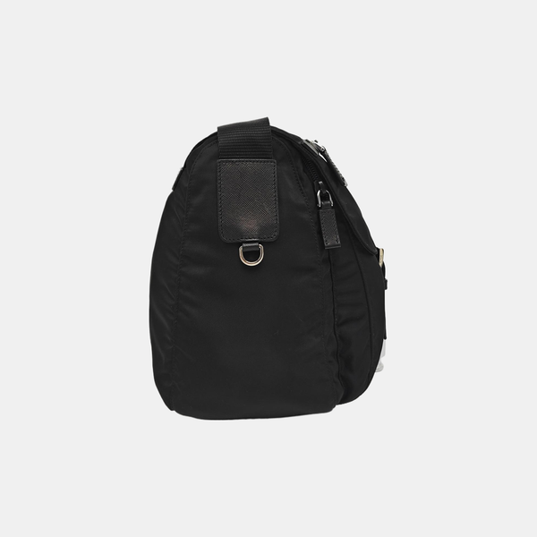 Vela Messenger Bag Nylon Black