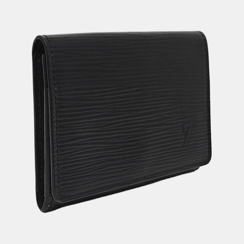 ENVELOPPE Epi Black Card Holder