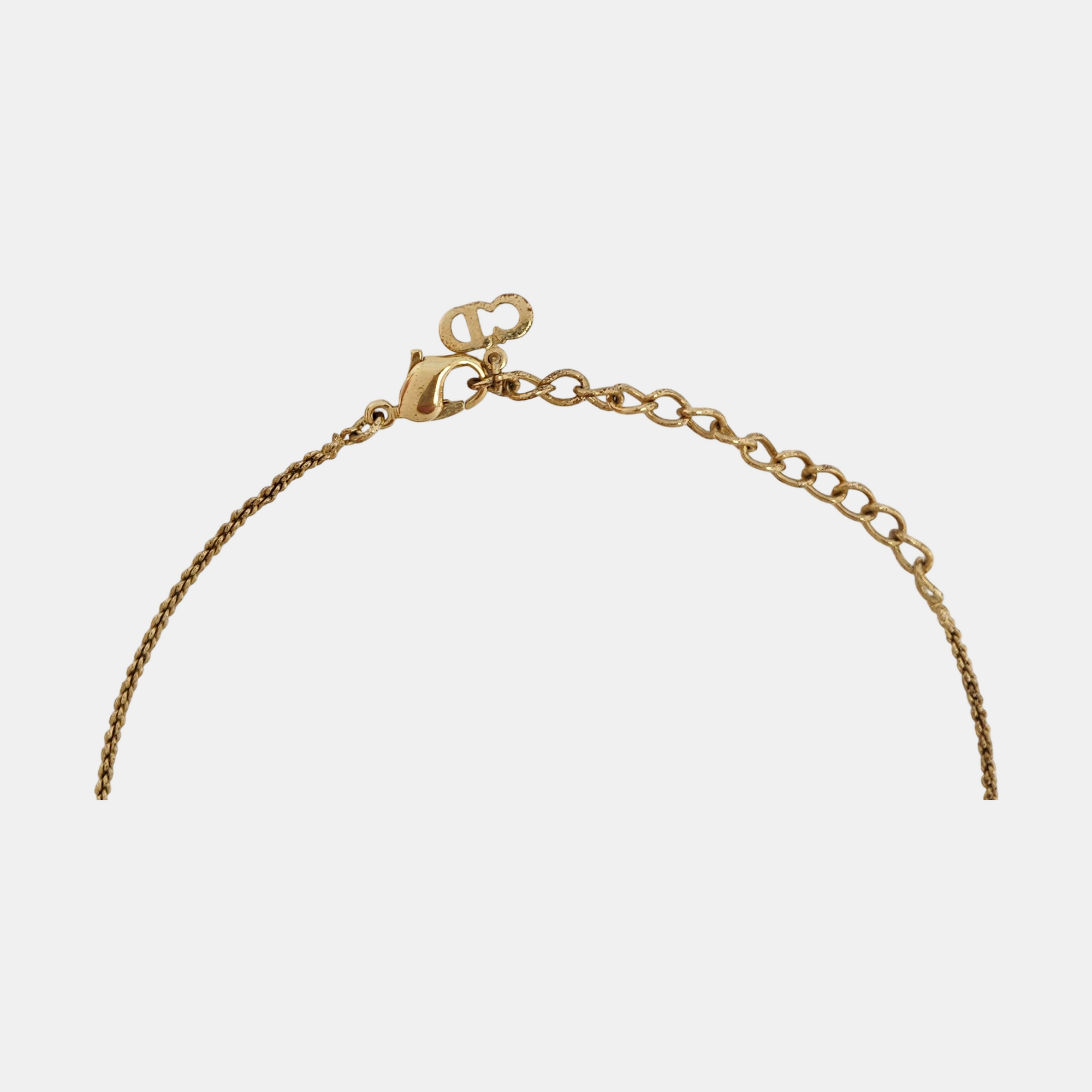 Petit CD Metal Gold Necklace