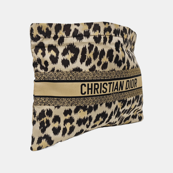 Fabric Clutch Brown