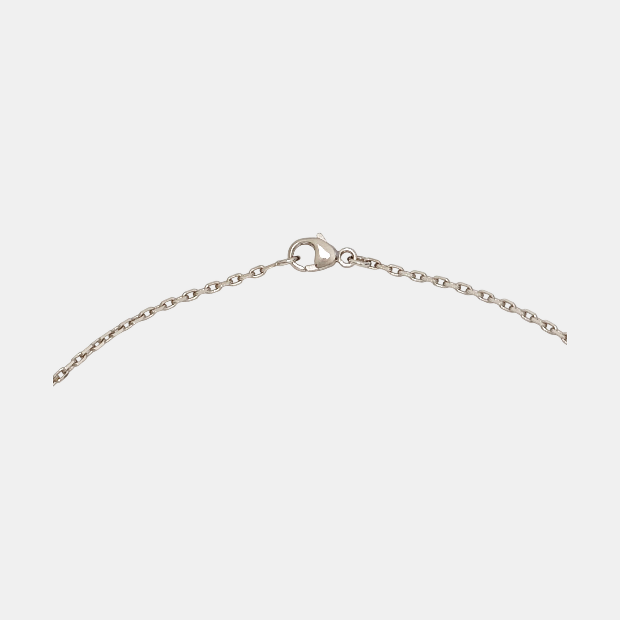 Pop H Metal Silver Necklace