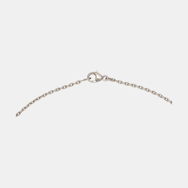 Pop H Metal Silver Necklace
