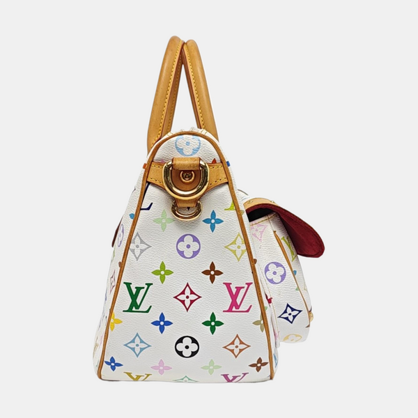 LV × TM RITA Monogram Coated Canvas White