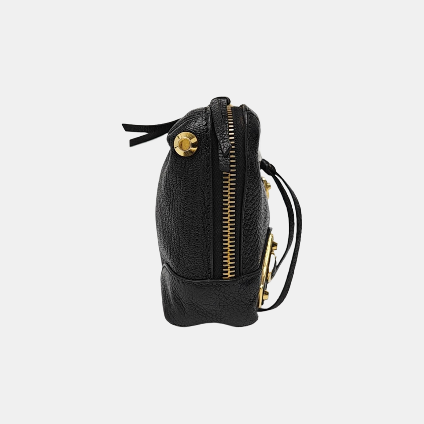 Calfskin Shoulder Bag Black
