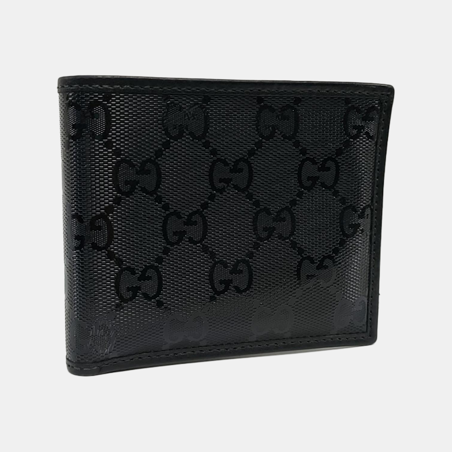 Monogram Coated Canvas Wallet Black