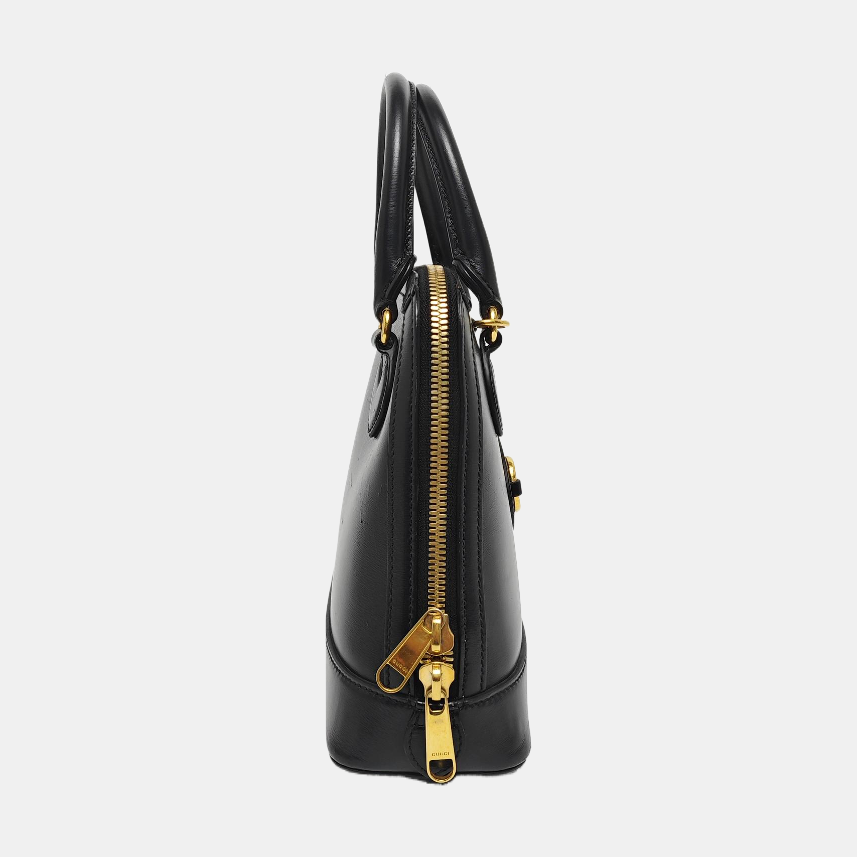 Authenticated pre-owned  Horsebit 1955 Small Calfskin Black - Shoulder Bag at Looply