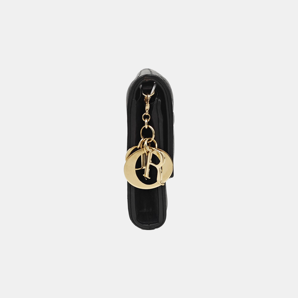 Lady Dior Small Cannage Lambskin Black