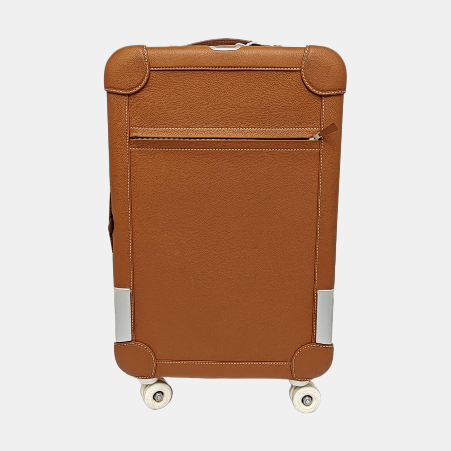 Calfskin Luggage Brown