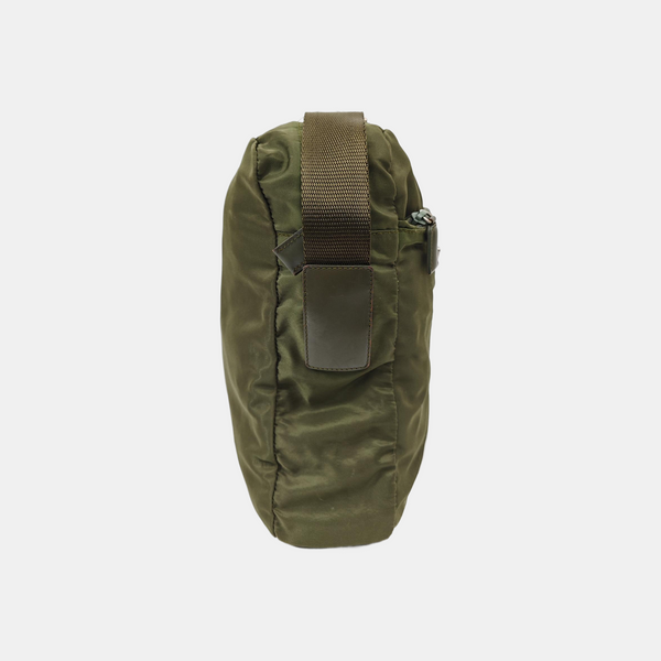 Nylon Shoulder Bag Green