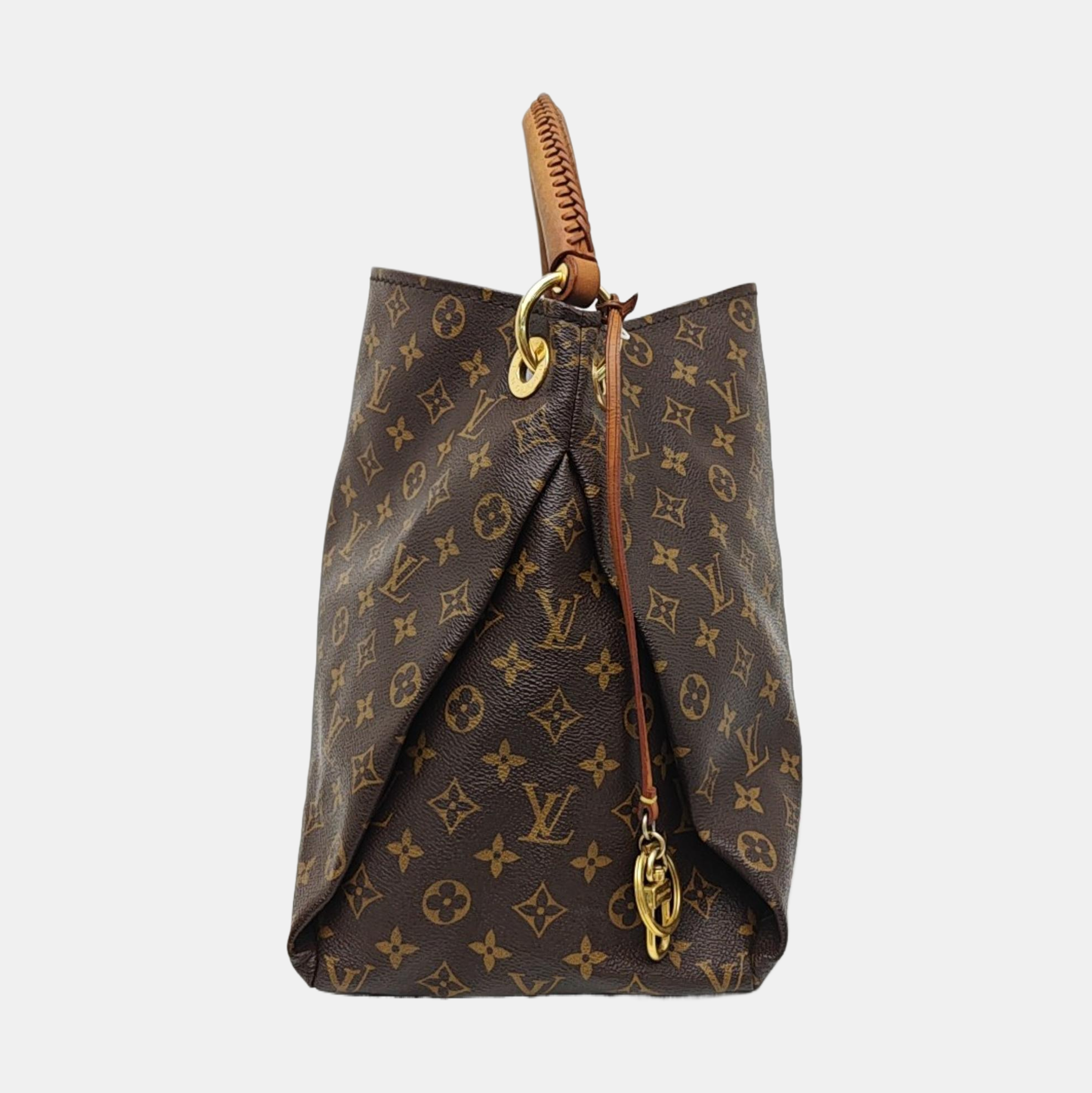 ARTSY MM Monogram Coated Canvas Brown
