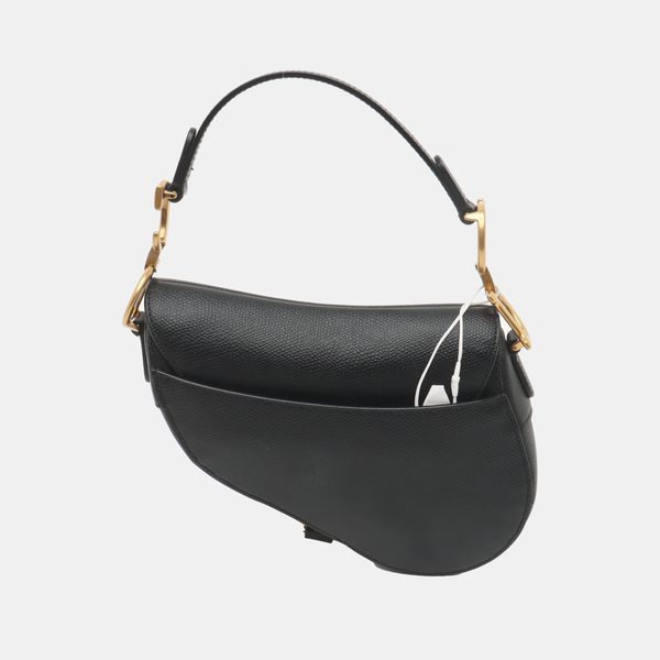 Saddle Mini Calfskin Black