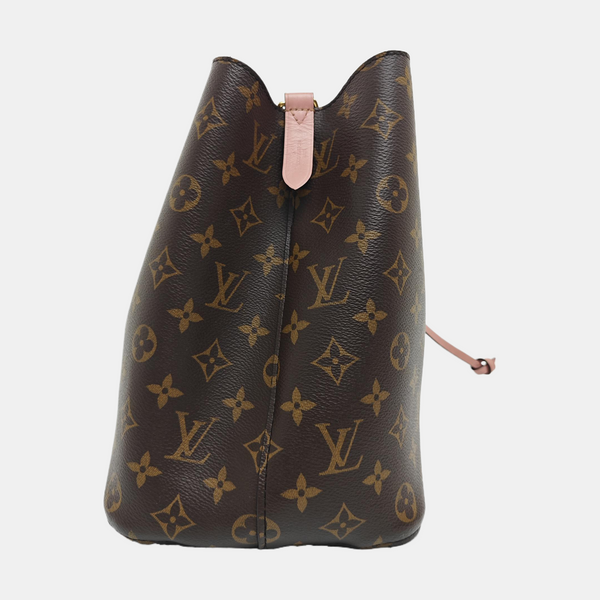 NÉONOÉ MM Monogram Coated Canvas Brown