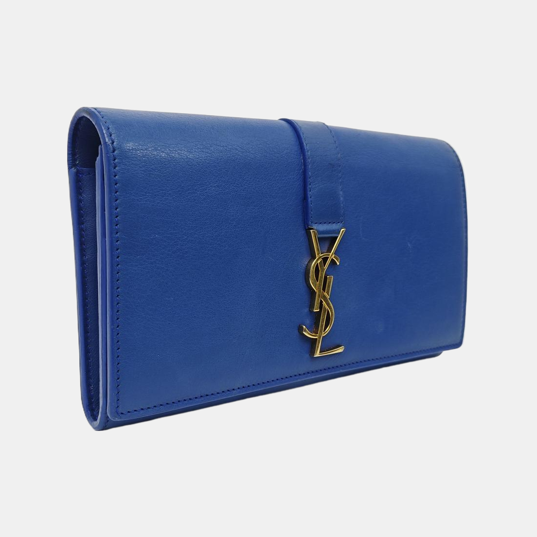 Calfskin Wallet Blue