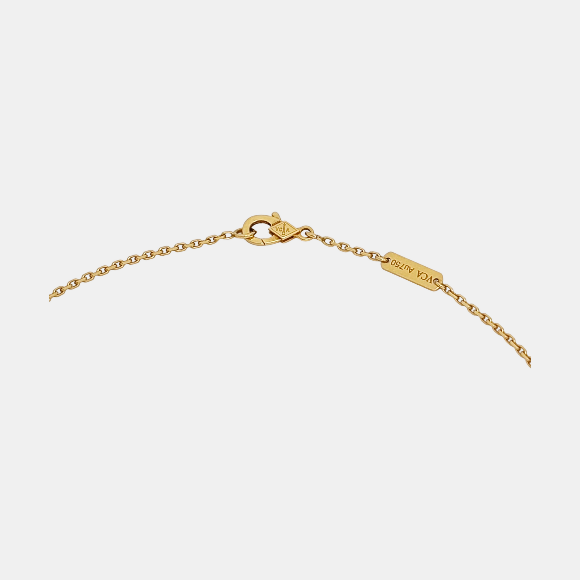 Vintage Alhambra 18k Gold Necklace