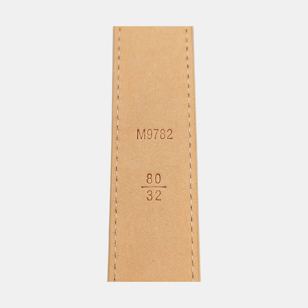 Coated Canvas Belt White
