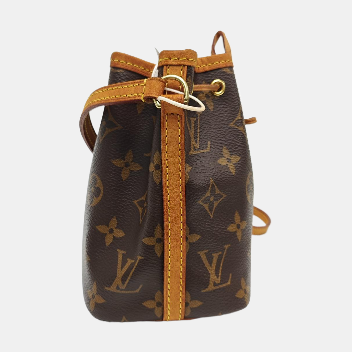 NÉONOÉ Nano Monogram Coated Canvas Brown
