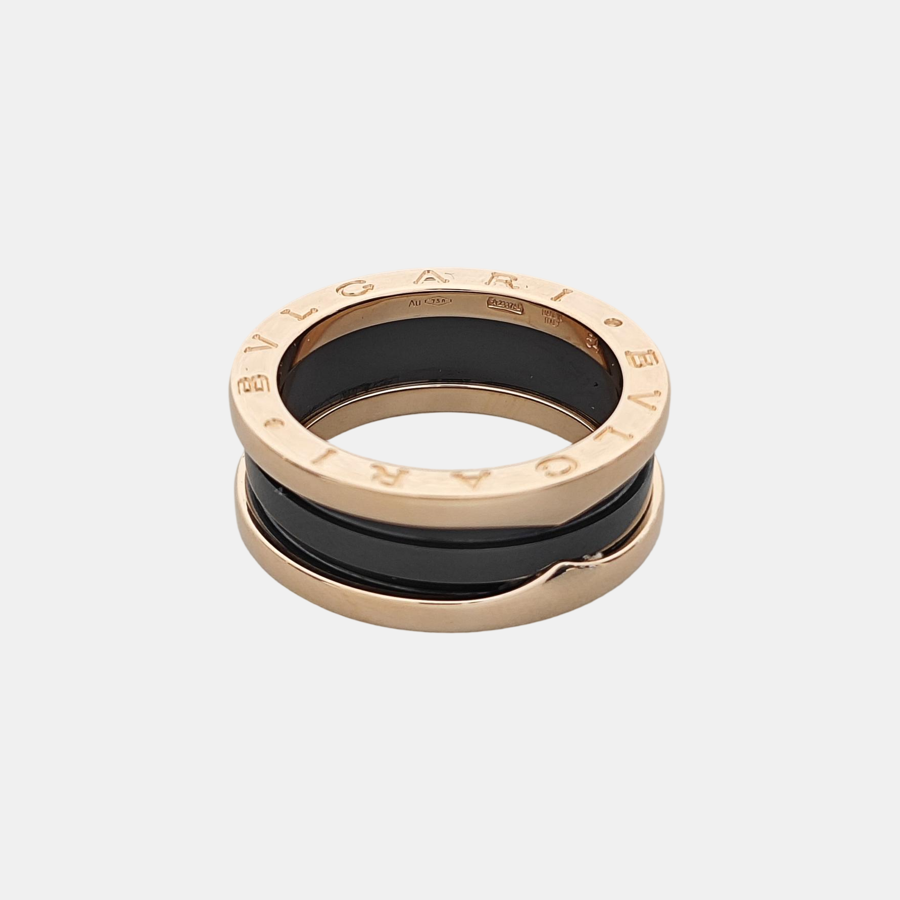 B.ZERO1 18k Rose Gold Ring EU 54