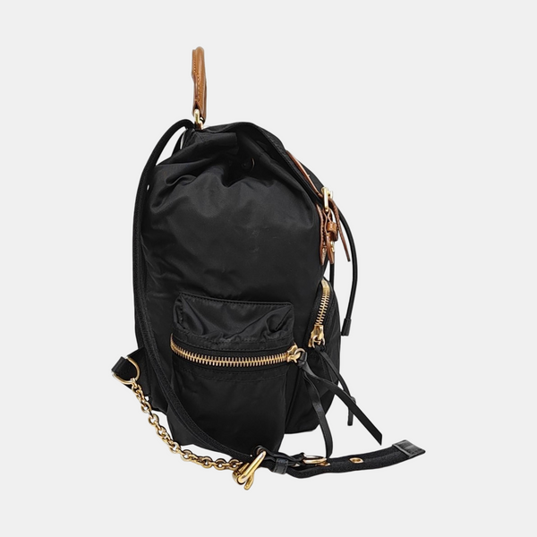 The Rucksack Medium Nylon Black