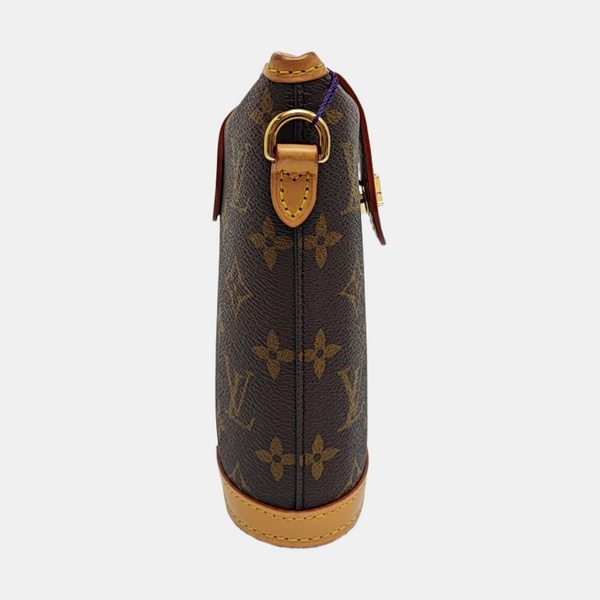 FOLD ME Monogram Coated Canvas Brown