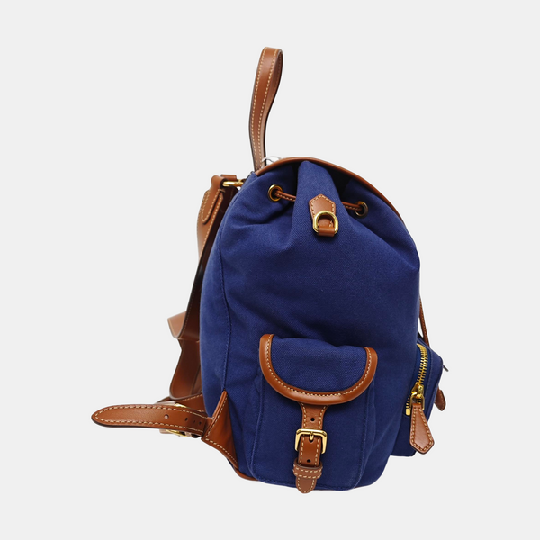 Fabric Backpack Blue