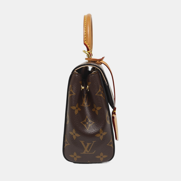 CLUNY PM Monogram Coated Canvas Brown