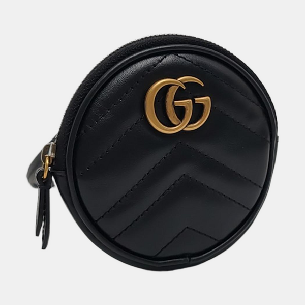 GG Marmont Quilted Calfskin Black