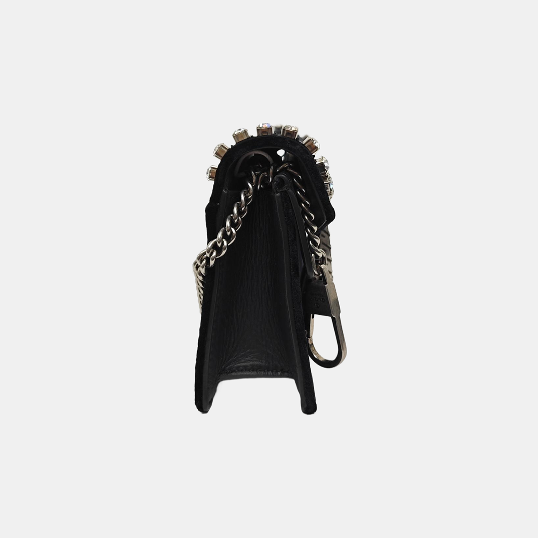 Dionysus Super Mini Velvet Black
