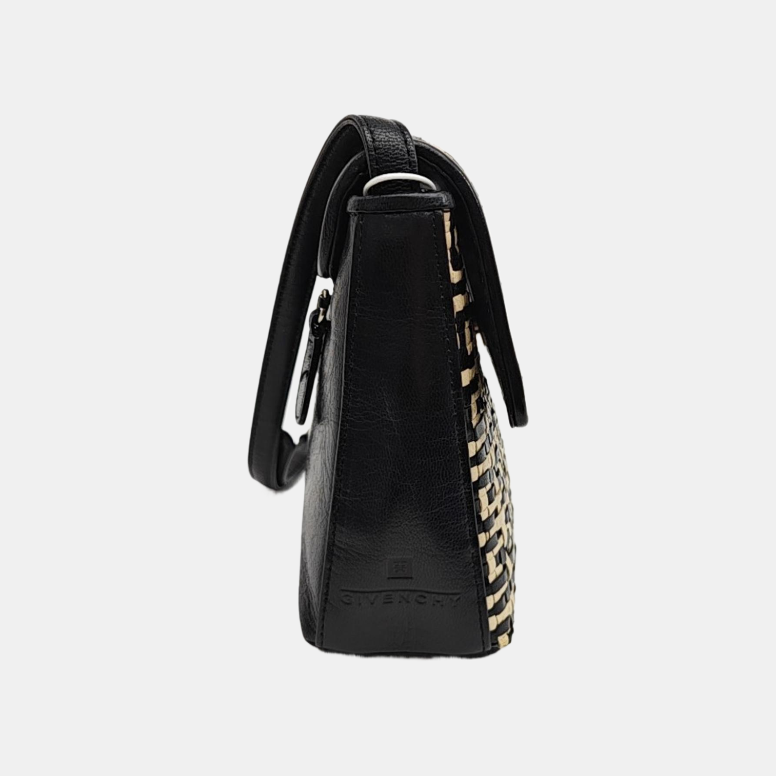 Calfskin Shoulder Bag Black