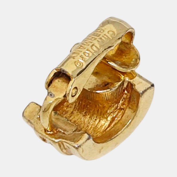 Metal Gold Clip On Earrings