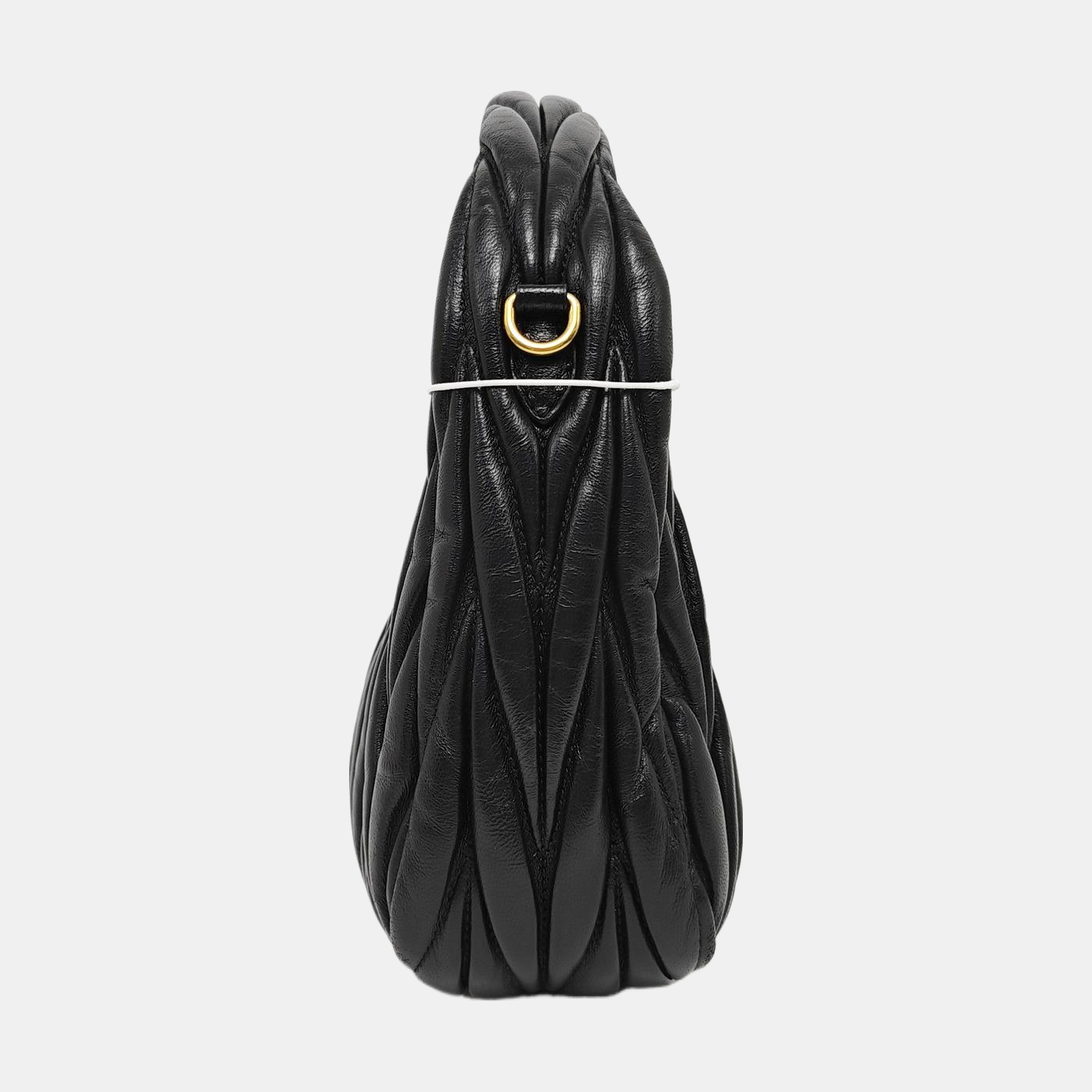Wander Matelassé Small Quilted Lambskin Black