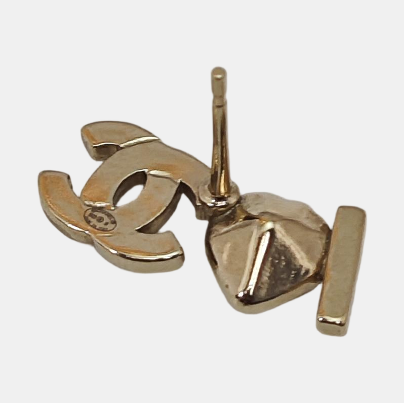 Metal Gold Stud Earrings