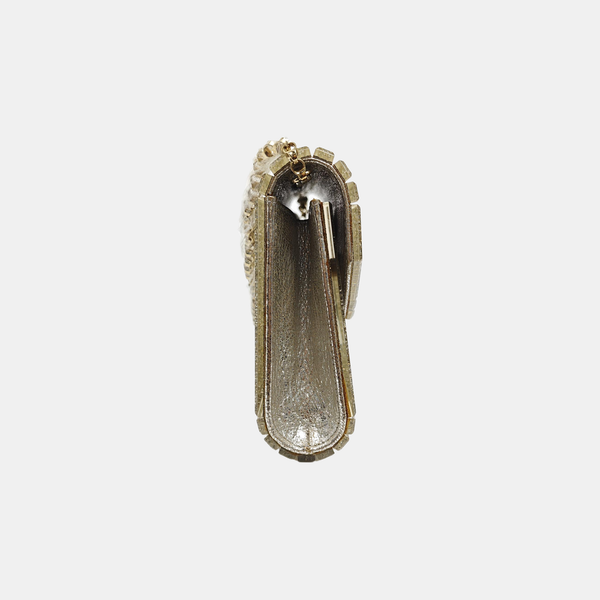 Special Material Shoulder Bag Beige