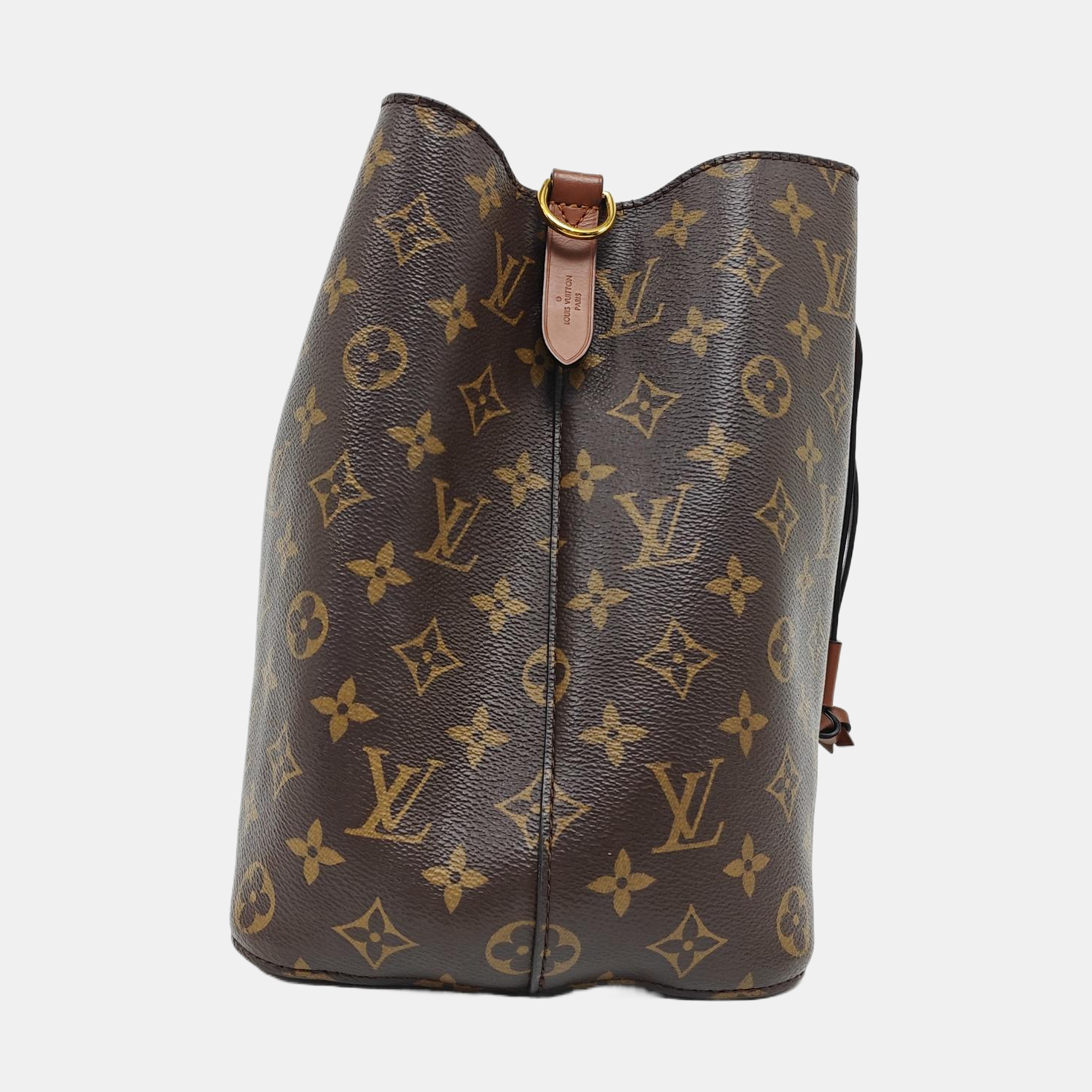 NÉONOÉ MM Monogram Coated Canvas Brown