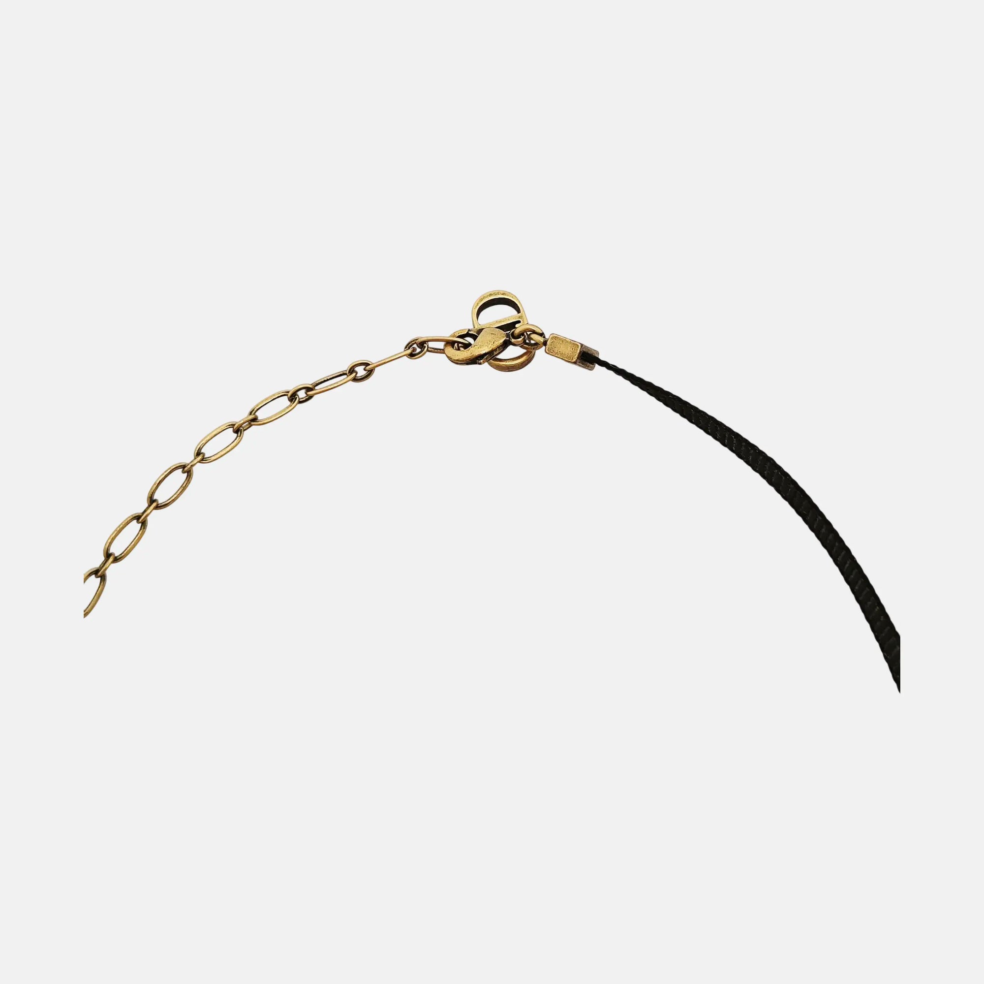 J'adior Metal Black Necklace