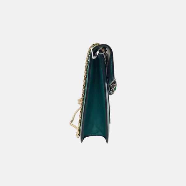 SERPENTI FOREVER Small Calfskin Green