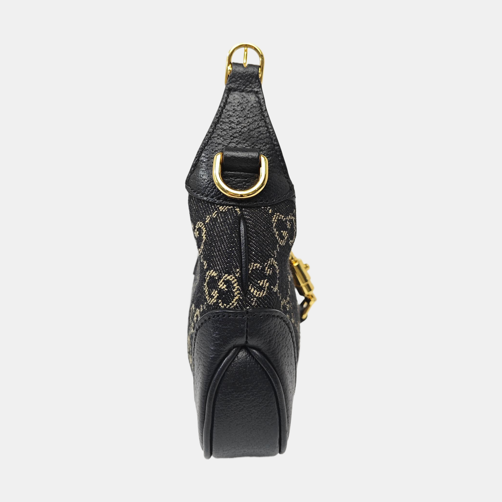 Jackie 1961 Mini Monogram Denim Black