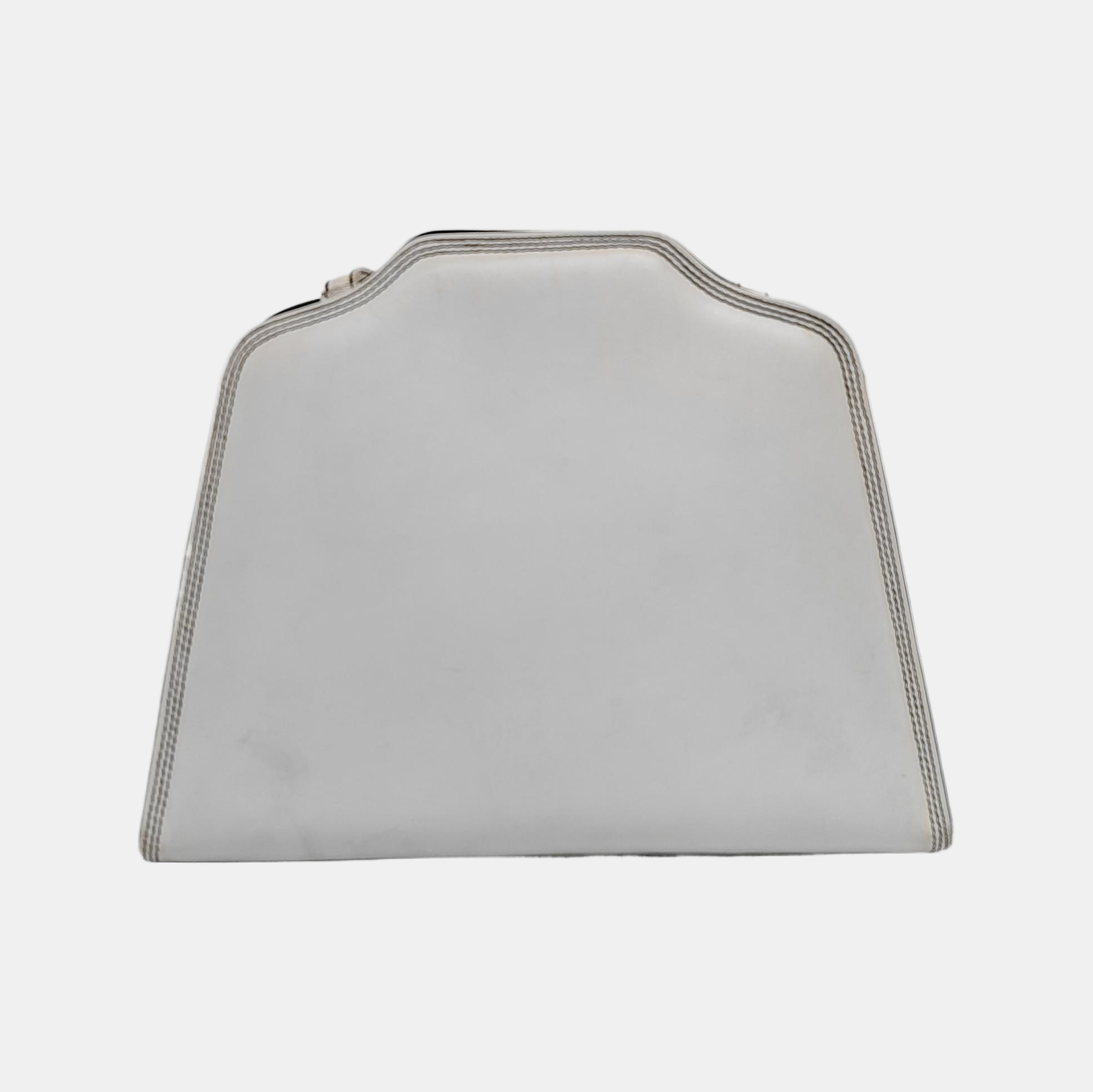 Quilted Calfskin White