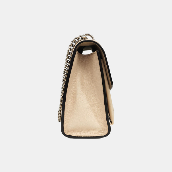 Authenticated pre-owned  LOCKME BB Calfskin Beige - Crossbody Bag at Looply