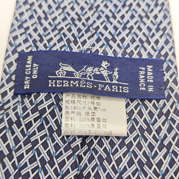 Mulberry Silk Tie Blue