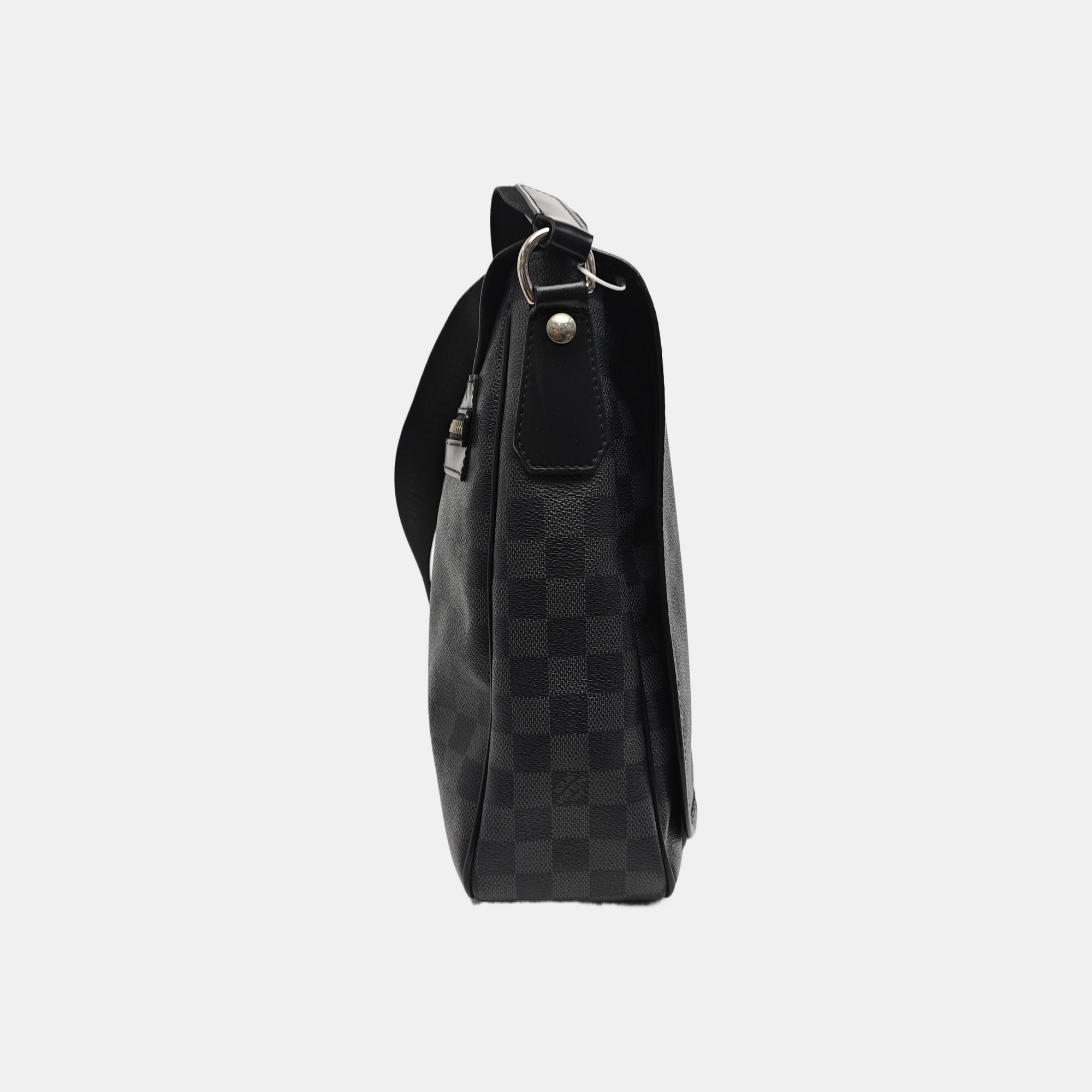 DANIEL Damier Graphite Coated Canvas Gray