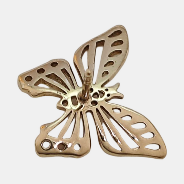 Diorelita Metal Gold Stud Earrings