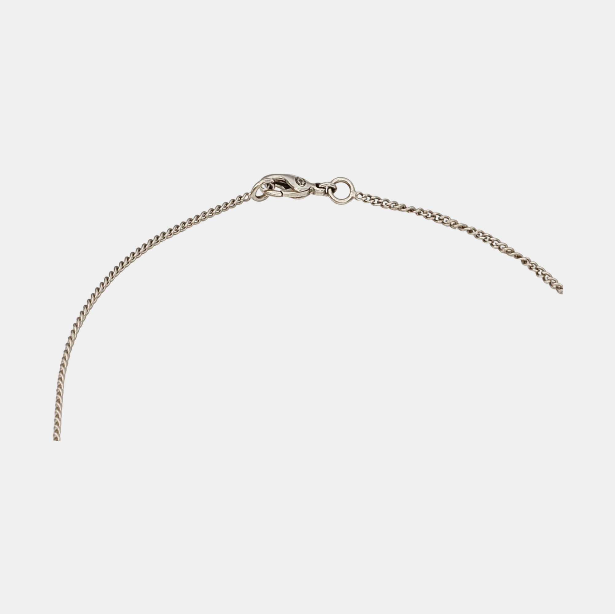 Faux Pearl Silver Necklace