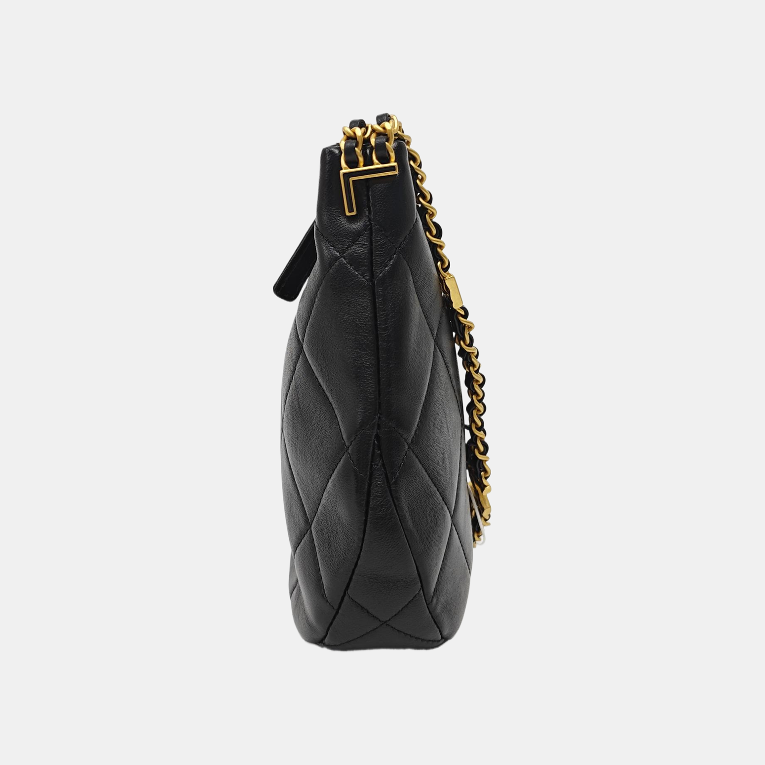 23K Quilted Lambskin Black