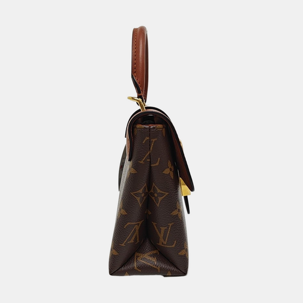 LOCKY BB Monogram Coated Canvas Brown