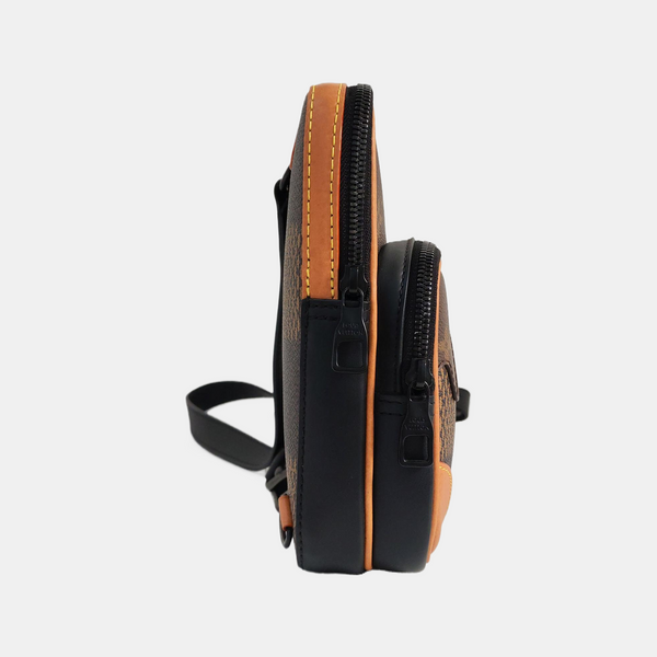 AMAZON Damier Ebene Coated Canvas Brown