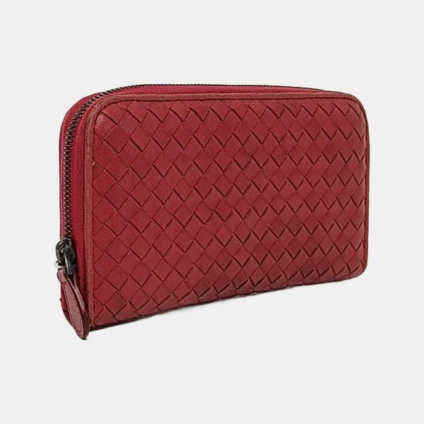Calfskin Wallet Red